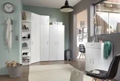 QUARTIER Abschlussregal MULTI RAUM KONZEPT 30 x 185 x 38 cm Alpinweiß