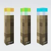 Akku LED Dekoleuchte Fackel MINECRAFT 2-tlg