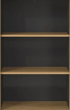 Aktenregal PODIUM 75 x 120 cm Graphit/ Navarra Eiche