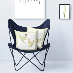 APELT Kissenhülle HAHN & HUHN 40x40cm mehrfarbig