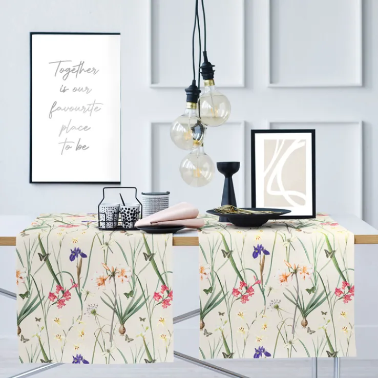 APELT Läufer FRÜHJAHRSBLÜTEN-MOTIV 48x140cm mehrfarbig