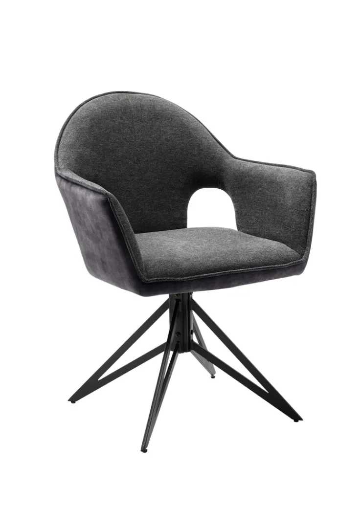 Armlehnenstuhl MERLE anthrazit