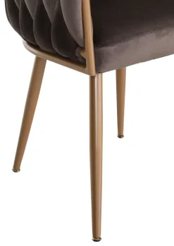 Armlehnstuhl WALEAH G braun