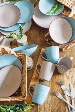 ARTE VIVA Kombiservice NATURLOOK 16-teilig Keramik mehrfarbig