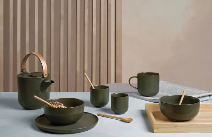 ASA Becher COPPA 2er Set - je 200 ml nori-grün