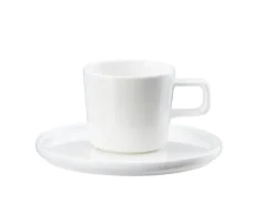 ASA Kaffeetasse OCO mit Untertasse 6er Set Weiß Keramik