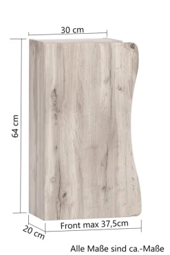 Bad-Hängeschrank ANTWERPEN braun 30cm