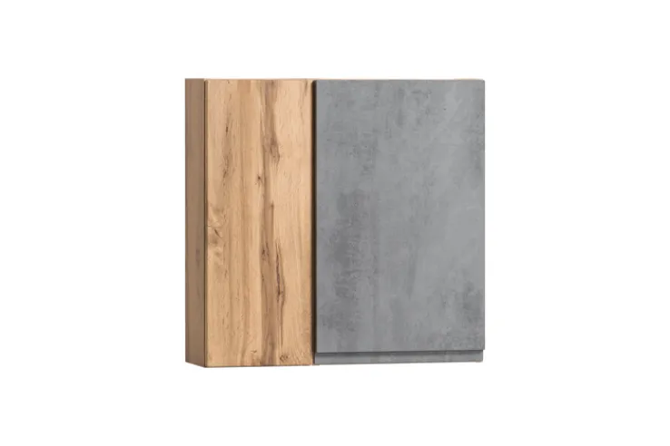 Bad-Hängeschrank GENT hellgrau/braun 65cm