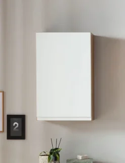 Bad-Hängeschrank GENT weiß/braun 40 cm