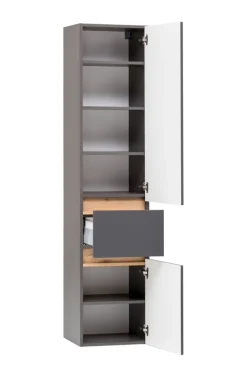 Bad-Hochschrank BRÜGGE grau