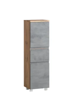 Bad-Midischrank GENT hellgrau/braun 40cm