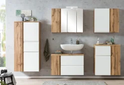 Bad-Midischrank GENT weiß/braun 65cm