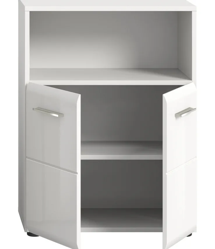 QUARTIER Bad-Midischrank LOGAN weiß