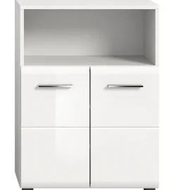 QUARTIER Bad-Midischrank LOGAN weiß