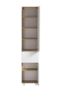Bad-Seitenschrank GENT weiß/braun 40cm