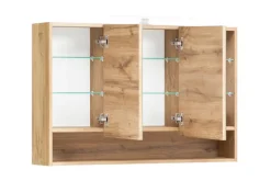 Bad-Spiegelschrank ANTWERPEN braun 100cm