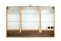 Bad-Spiegelschrank ANTWERPEN braun 100cm