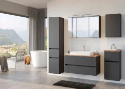 Bad-Spiegelschrank BREGENZ grau