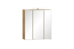 Bad-Spiegelschrank GENT weiß/braun 60cm