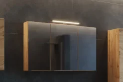 Bad-Spiegelschrank LIMBURG braun 100cm