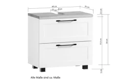 Bad-Unterbeckenschrank LÜTTICH beige