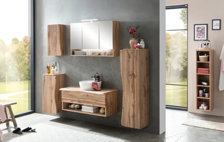 Bad-Unterschrank ANTWERPEN braun 30cm