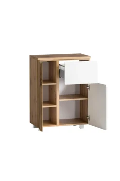 Bad-Unterschrank GENT weiß/braun 65cm