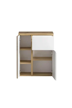 Bad-Unterschrank GENT weiß/braun 65cm