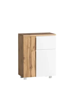 Bad-Unterschrank GENT weiß/braun 65cm