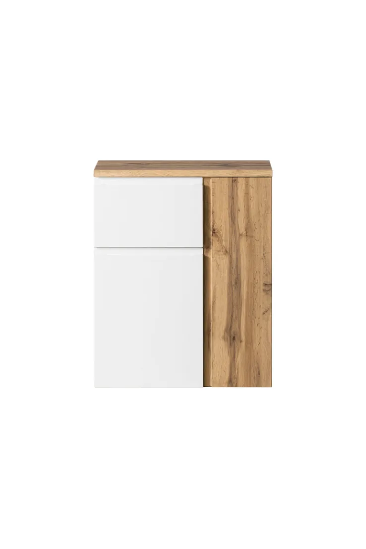 Bad-Unterschrank GENT weiß/braun 65cm