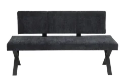 QUARTIER Bank MARION I Teddyoptik anthrazit