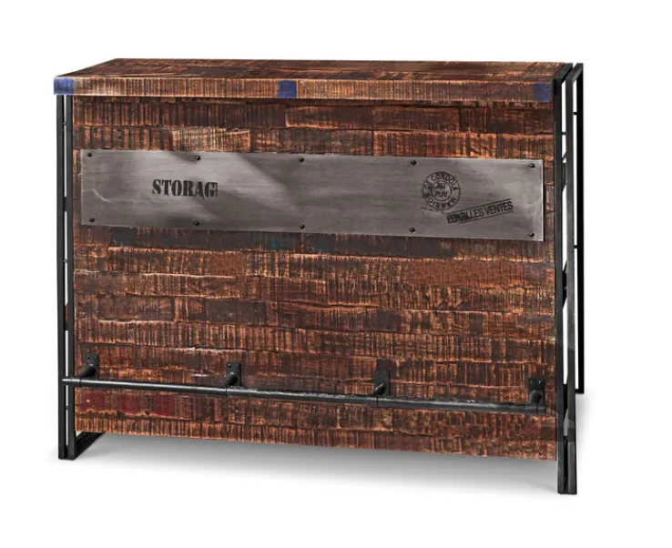 QUARTIER Bar WOODEN INDUSTRY Mango massiv