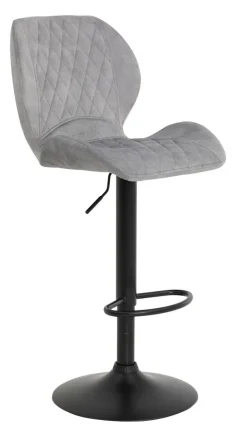 QUARTIER Barhocker BECKY 2er Set grau