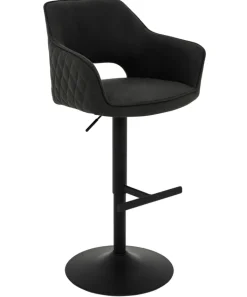 QUARTIER Barhocker BLACKY 60 x 112 cm anthrazit/schwarz