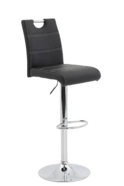 QUARTIER Barhocker MIRANDA L 2er Set schwarz