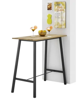 Bartisch FENOR 120 x 60 cm Eiche Massiv geölt