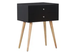 QUARTIER Beistelltisch CHESTER schwarz