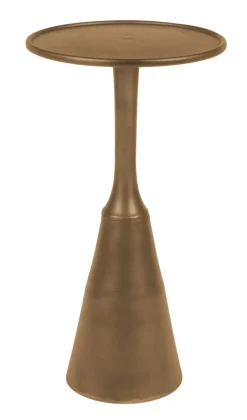 QUARTIER Beistelltisch SERGIO messingfarbig