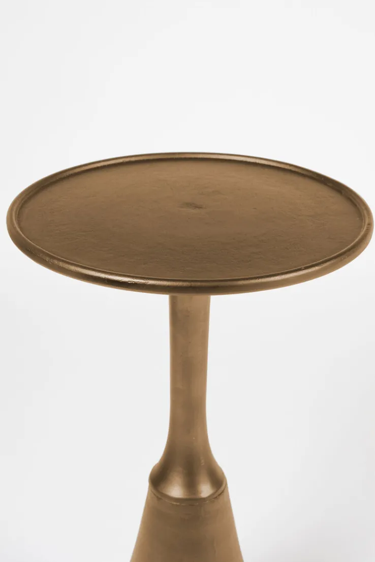 QUARTIER Beistelltisch SERGIO messingfarbig