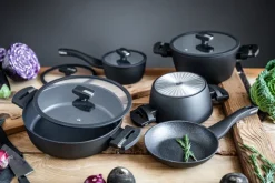 Berndes Stieltopf ALLROUNDER-BALANCE® 16 cm Alu schwarz