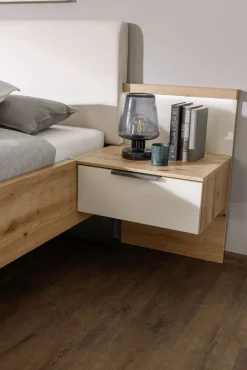 Bett SEAMO Artisan Eiche/ Champagner