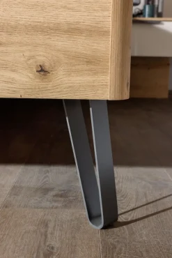 Bett SEAMO Artisan Eiche/ Champagner