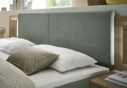 QUARTIER Bettanlage SIMADA 3-teilig braun/ grün