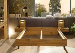 QUARTIER Bettanlage TRATTINO 180 x 200 cm braun/ graphit