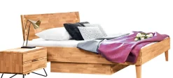 TRAUMWERKSTATT Bettkasten ATLANTA 96 x 14 x 62 cm Kernbuche massiv geölt