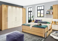 Bettschubkasten KANADA 2er Set Eiche Bianco