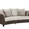 QUARTIER Bigsofa BOSTON hellbraun/beige