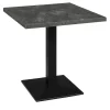 Bistro-/Bartisch JARO 70 x 70 cm grau/schwarz matt