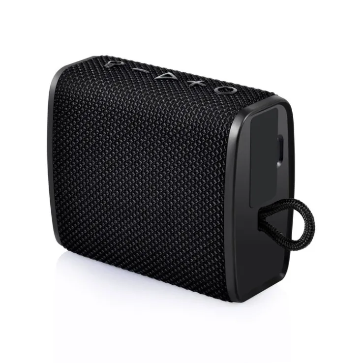 Bluetooth Lautsprecher mit Licht 8 Watt schwarz