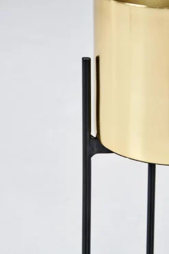 Blumenständer SAVAGDA 2-teilig gold schwarz